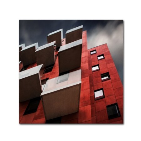 Trademark Fine Art Gilbert Claes 'Trays Outside' Canvas Art, 35x35 1X03558-C3535GG